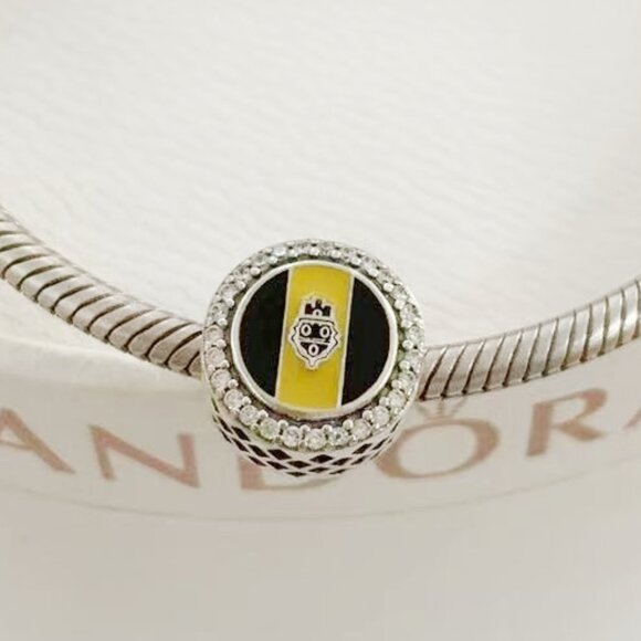 Pandora Pittsburgh Flag Exclusive Bead Charm - Picture 1 of 3